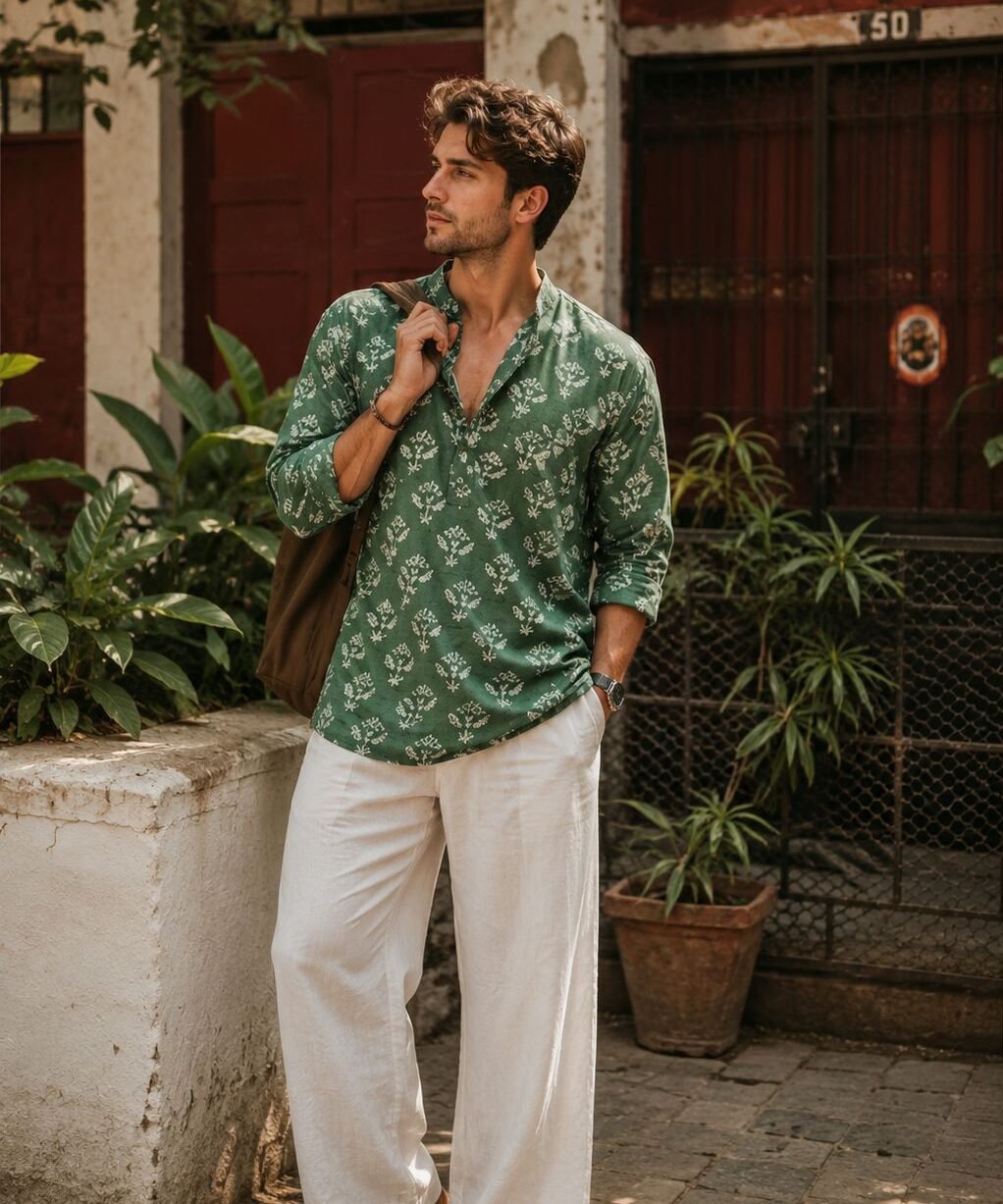 The Jaipur Sage Kurta