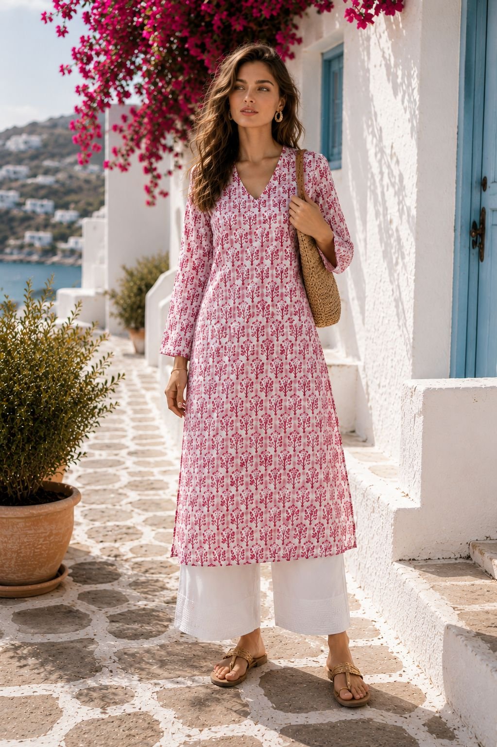 Jaipur Blossom Long Kurta